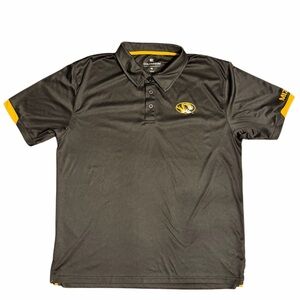 Men's Black Missouri Tigers Polo Shirt | Size: XL | Brand New With Tags